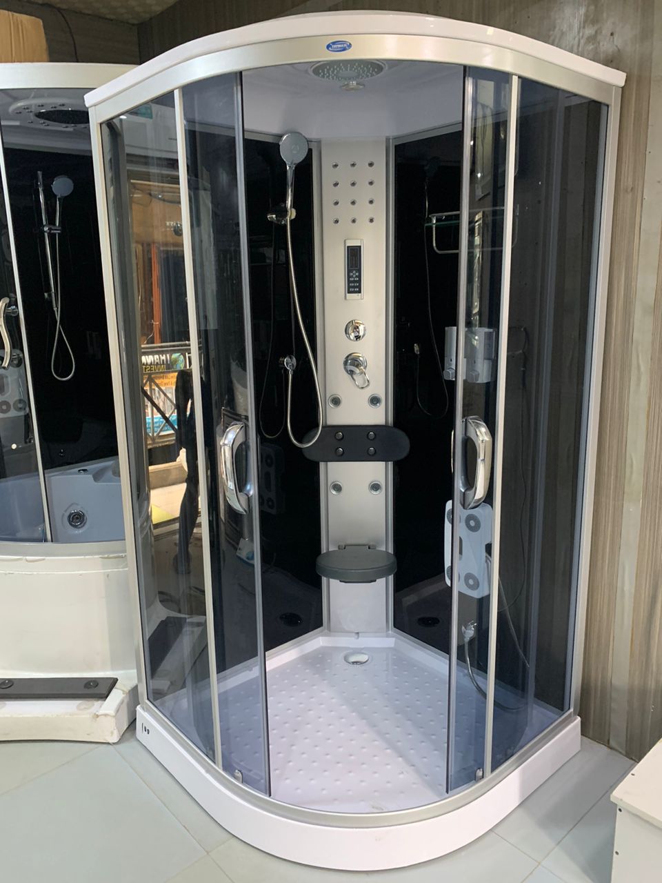 Modern shower and plumbing installation completed by Ozimco