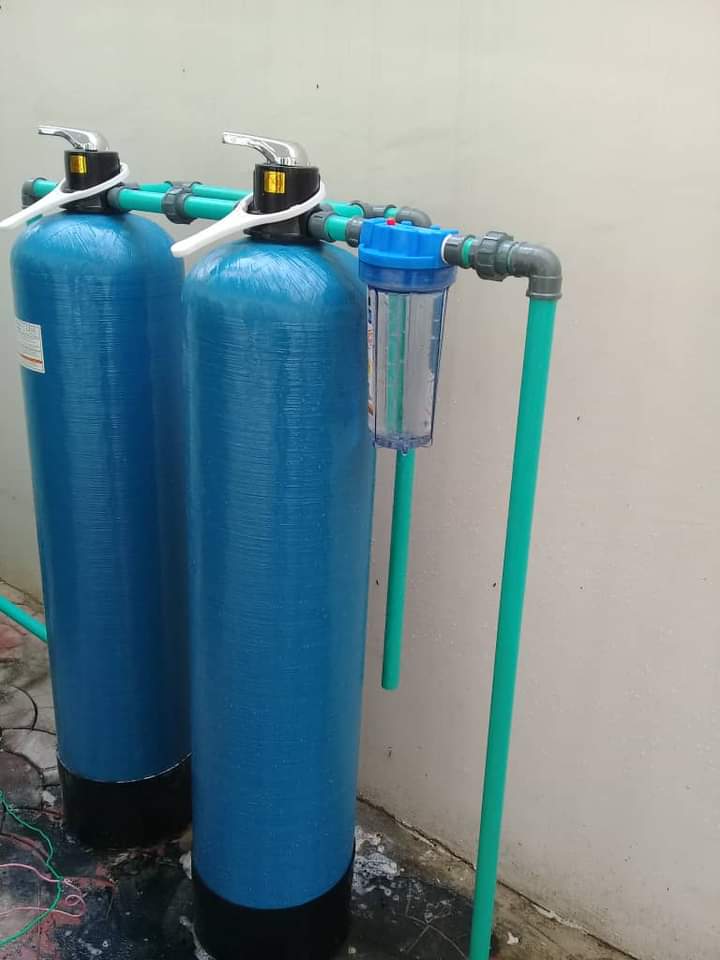 Water filtration and pump system completed by Ozimco